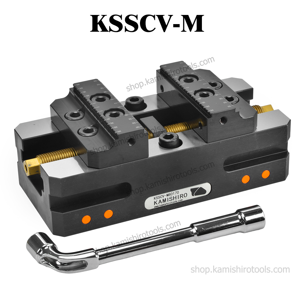 KamishiroTools KSSCV-M Self Centering Vise 5 Axis Vise CNC workholding Clamps for CNC Machine