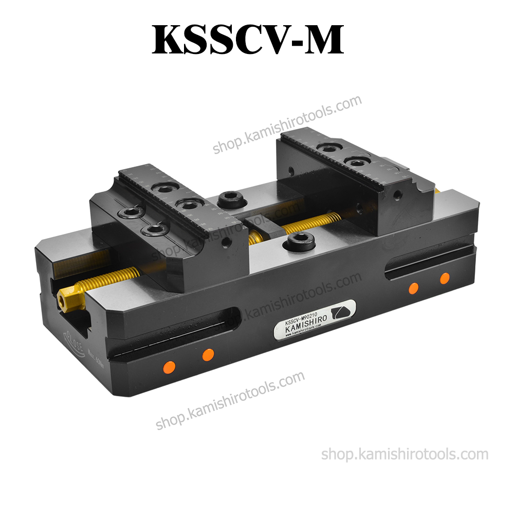 KamishiroTools KSSCV-M Self Centering Vise 5 Axis Vise CNC workholding Clamps for CNC Machine