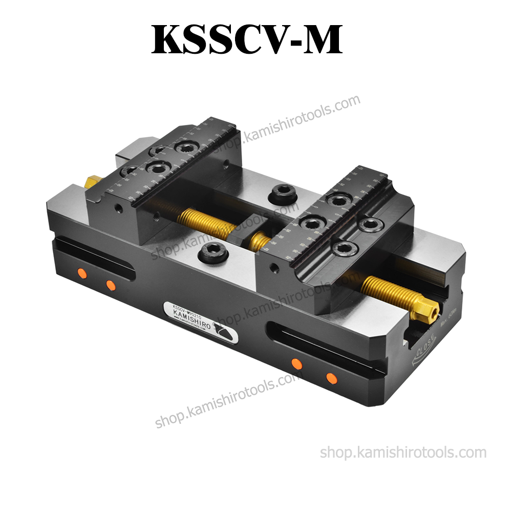 KamishiroTools KSSCV-M Self Centering Vise 5 Axis Vise CNC workholding Clamps for CNC Machine