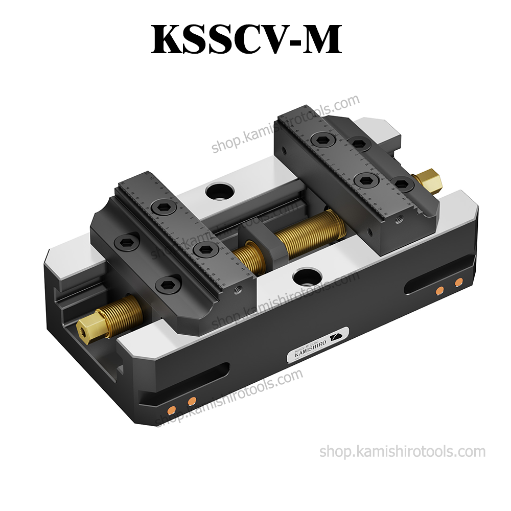 KamishiroTools KSSCV-M Self Centering Vise 5 Axis Vise CNC workholding Clamps for CNC Machine