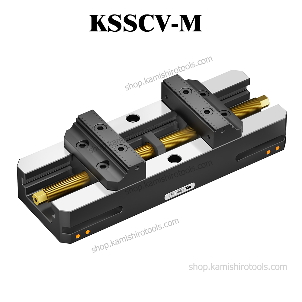 KamishiroTools KSSCV-M Self Centering Vise 5 Axis Vise CNC workholding Clamps for CNC Machine