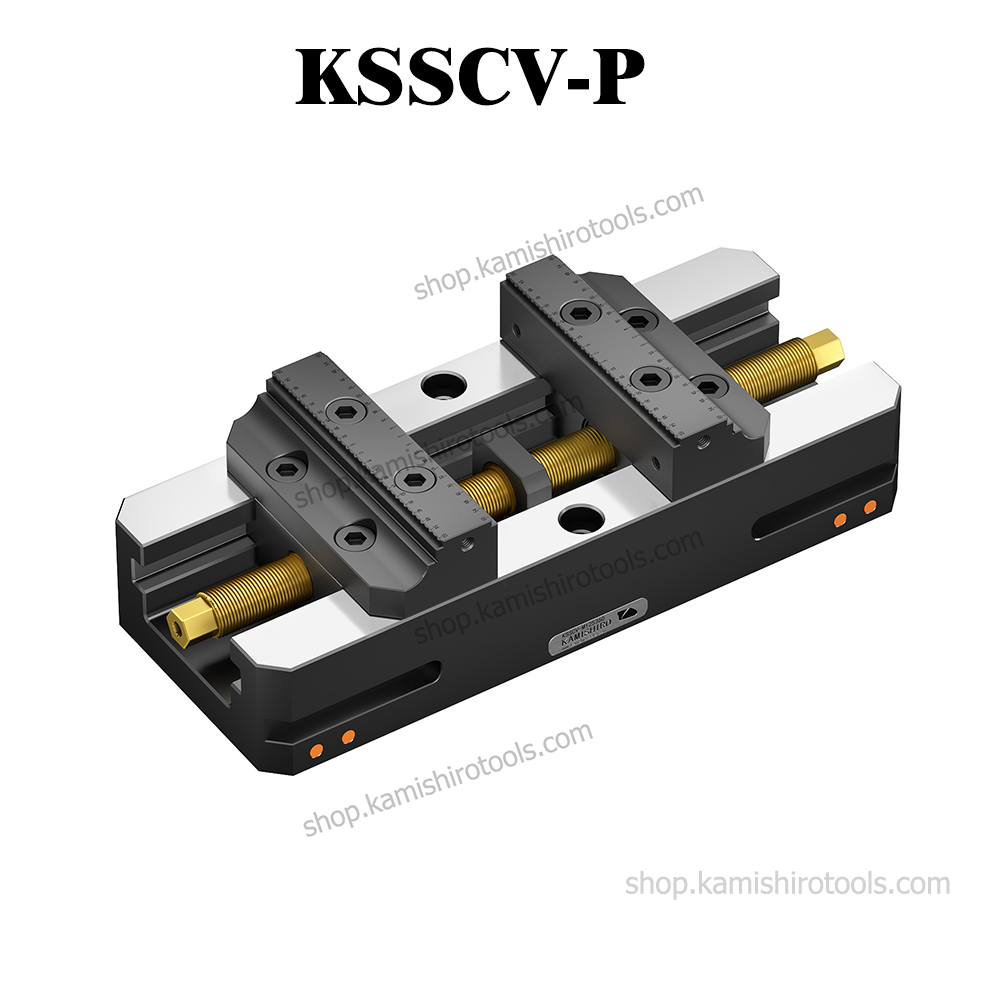 KamishiroTools KSSCV-P Self Centering Vise 5 Axis Vise CNC workholding Clamps for CNC Machine