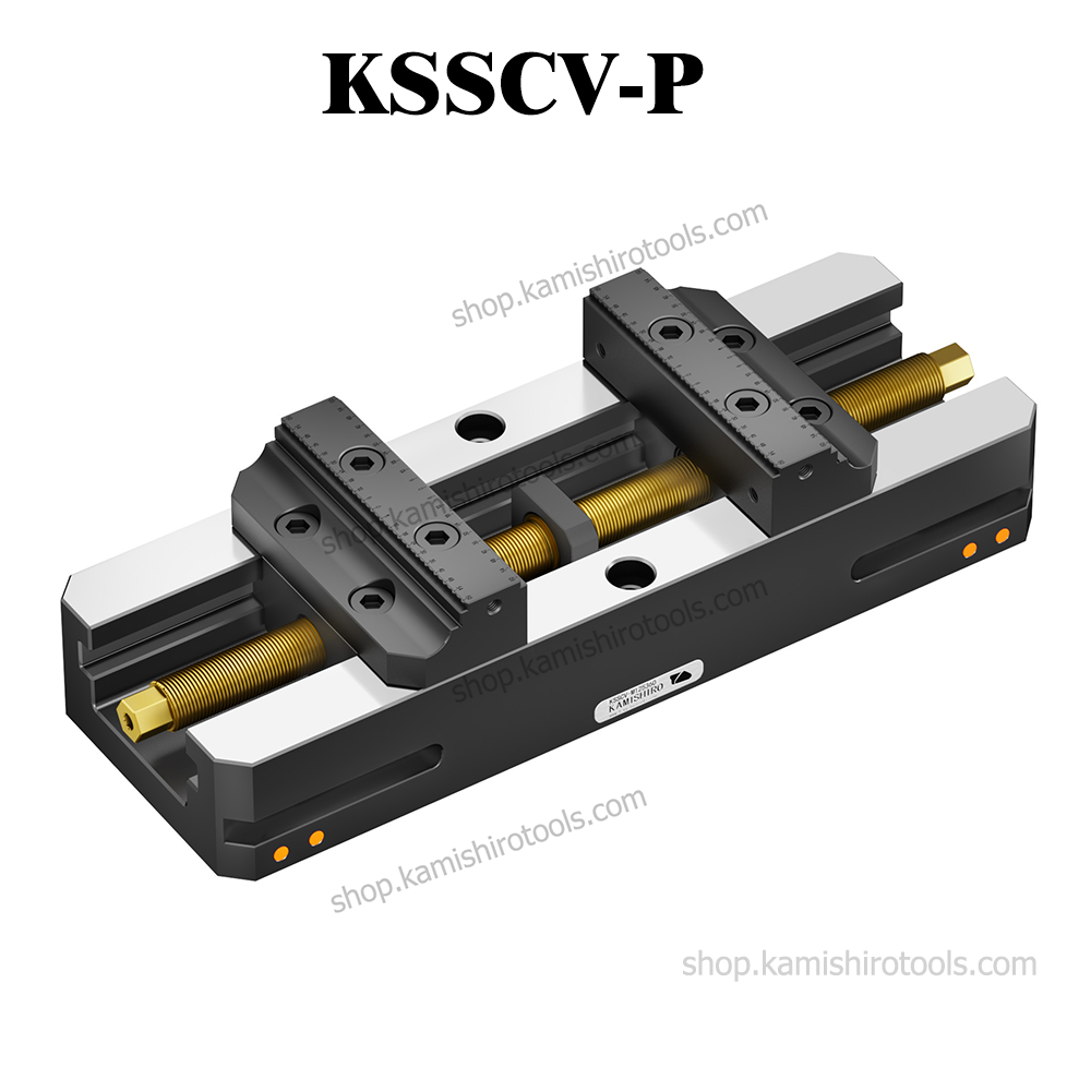 KamishiroTools KSSCV-P Self Centering Vise 5 Axis Vise CNC workholding Clamps for CNC Machine