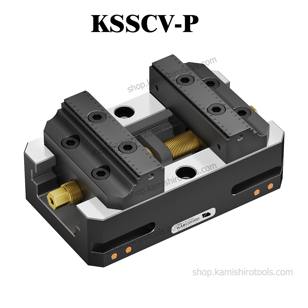 KamishiroTools KSSCV-P Self Centering Vise 5 Axis Vise CNC workholding Clamps for CNC Machine