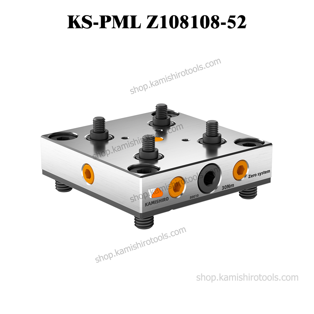 KamishiroTools PML 52mm Zero Point Clamping System Plate CNC workholding Clamps for CNC Machine