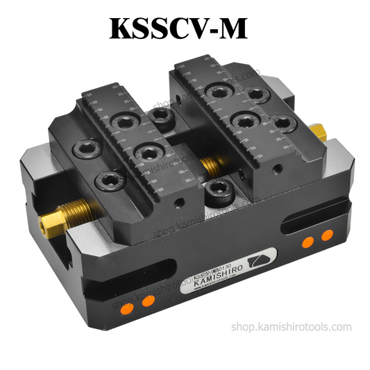 KamishiroTools KSSCV-M  Self Centering Vise 5 Axis Vise CNC workholding Clamps for CNC Machine